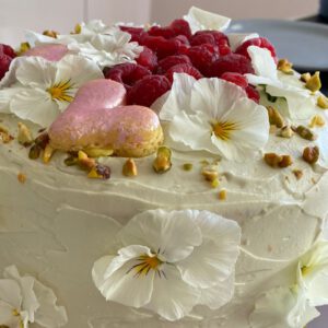Himbeer-Pistazien-Torte